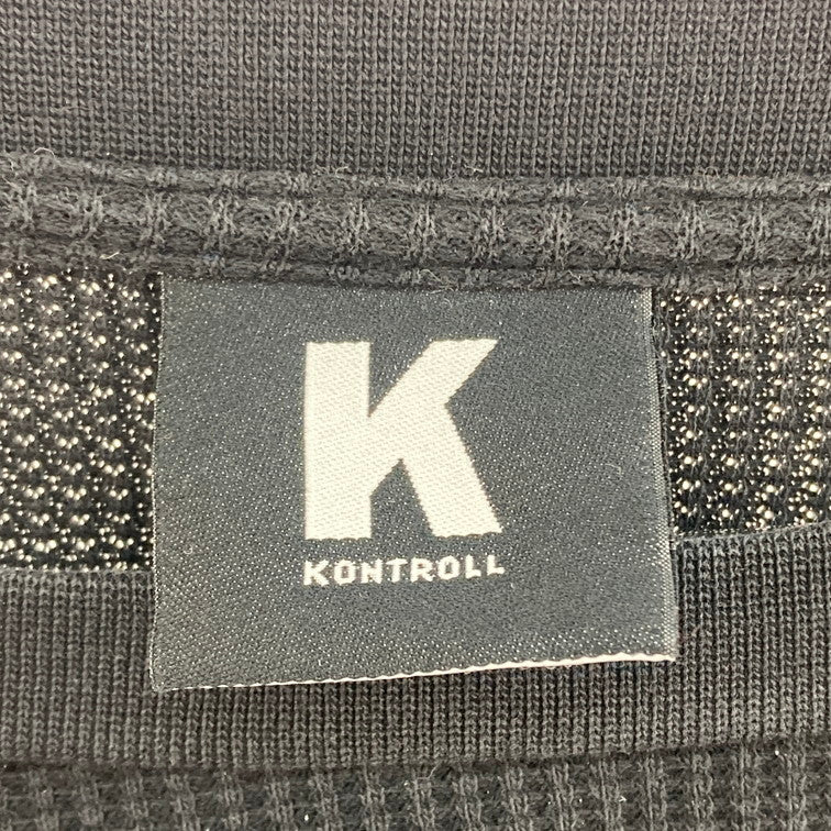【中古品】【メンズ】 Kappa カッパ 長袖Tシャツ ロンT 148-260328-WA-01-iwa サイズ：XL カラー：ブラック 万代Net店