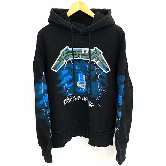 【現状渡し品】METALLICA メタリカ バンド フーディー トレーナー プルパーカー ロック 147-251216-yu-01-fur サイズ：不明 カラー：ブラック 万代Net店