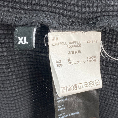 【中古品】【メンズ】 Kappa カッパ 長袖Tシャツ ロンT 148-260328-WA-01-iwa サイズ：XL カラー：ブラック 万代Net店