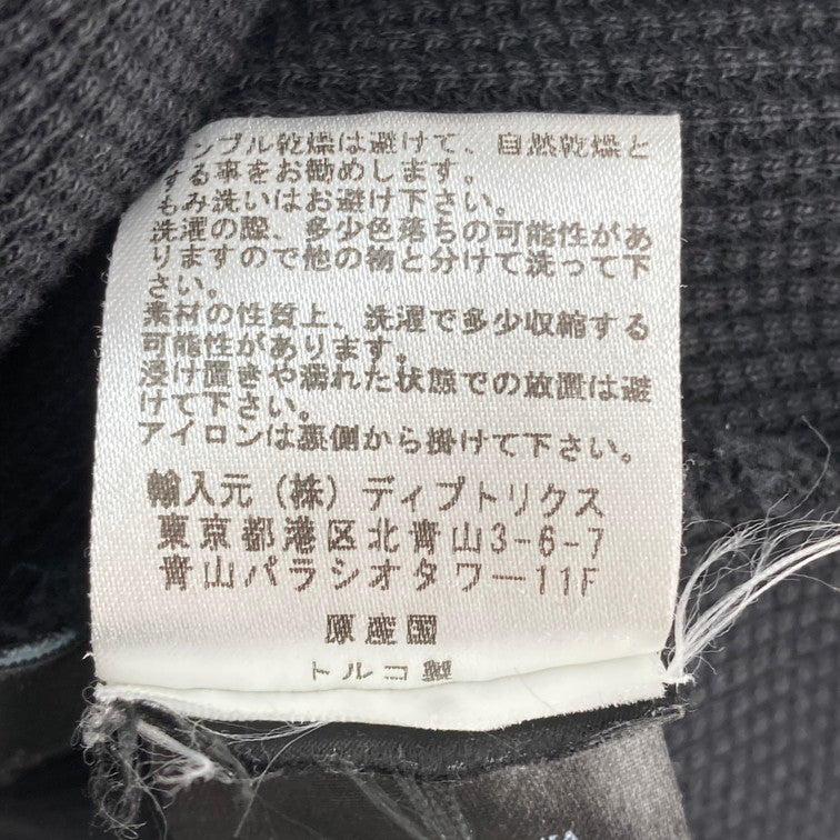 【中古品】【メンズ】 Kappa カッパ 長袖Tシャツ ロンT 148-260328-WA-01-iwa サイズ：XL カラー：ブラック 万代Net店