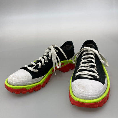 【中古品】【メンズ】 adidas アディダス adidas×RAF SIMONS EE7935 RS DETROIT RUNNER デトロイト ランナー スニーカー 本体のみ（箱なし） 161-251219-WA-07-iwa サイズ：27cm カラー：Core Black/Silver Metallic/Solar Slime 万代Net店