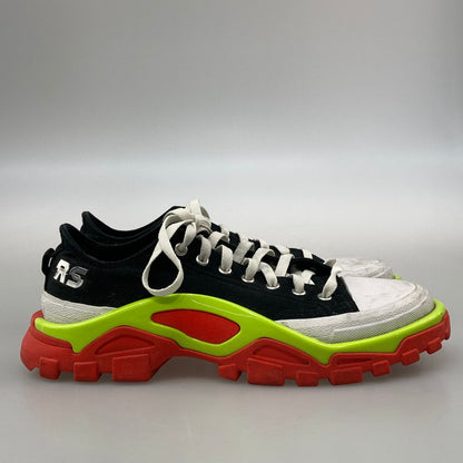 【中古品】【メンズ】 adidas アディダス adidas×RAF SIMONS EE7935 RS DETROIT RUNNER デトロイト ランナー スニーカー 本体のみ（箱なし） 161-251219-WA-07-iwa サイズ：27cm カラー：Core Black/Silver Metallic/Solar Slime 万代Net店