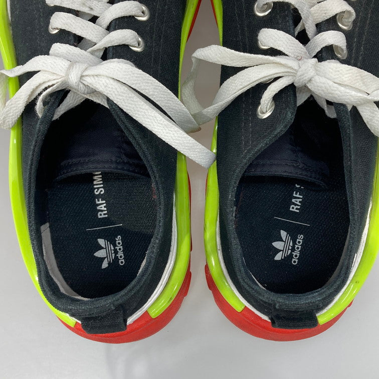 【中古品】【メンズ】 adidas アディダス adidas×RAF SIMONS EE7935 RS DETROIT RUNNER デトロイト ランナー スニーカー 本体のみ（箱なし） 161-251219-WA-07-iwa サイズ：27cm カラー：Core Black/Silver Metallic/Solar Slime 万代Net店