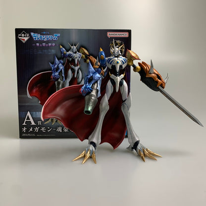 【中古品】 一番くじ デジモン シリーズ 光と闇の衝突 A賞 オメガモン 魂豪示像 フィギュア 052-260713-hu-02-min 万代Net店