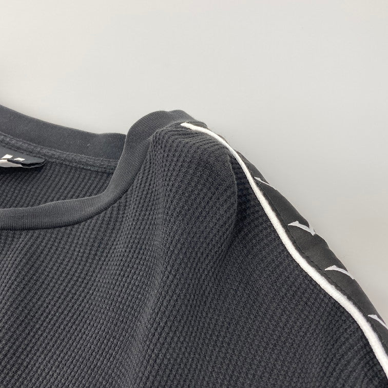 【中古品】【メンズ】 Kappa カッパ 長袖Tシャツ ロンT 148-260328-WA-01-iwa サイズ：XL カラー：ブラック 万代Net店