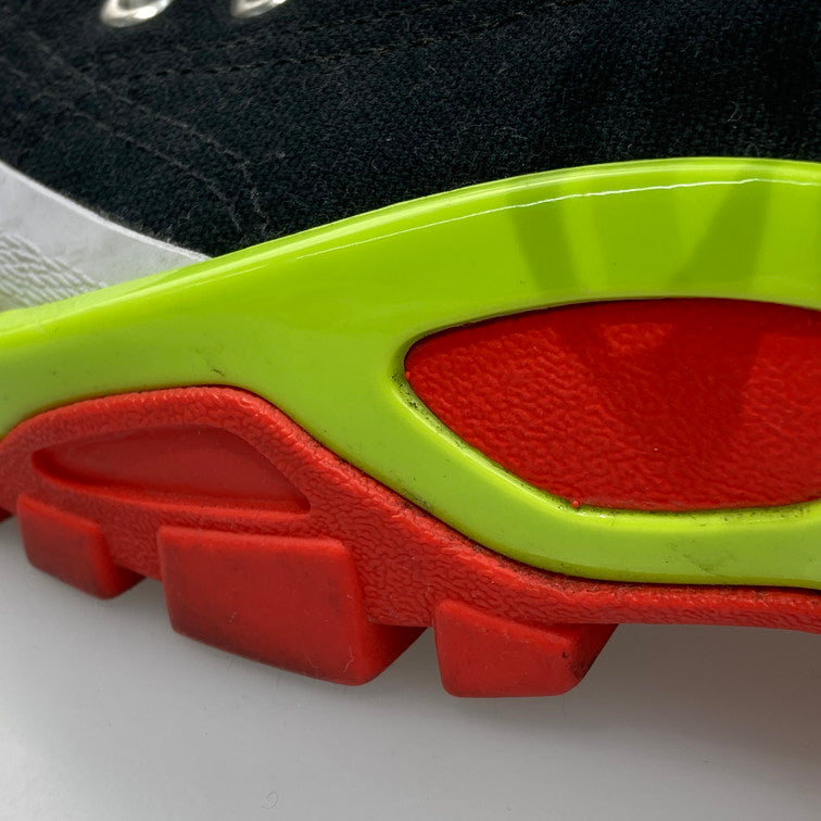 【中古品】【メンズ】 adidas アディダス adidas×RAF SIMONS EE7935 RS DETROIT RUNNER デトロイト ランナー スニーカー 本体のみ（箱なし） 161-251219-WA-07-iwa サイズ：27cm カラー：Core Black/Silver Metallic/Solar Slime 万代Net店