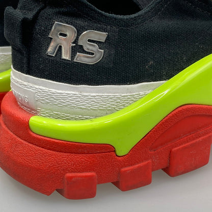 【中古品】【メンズ】 adidas アディダス adidas×RAF SIMONS EE7935 RS DETROIT RUNNER デトロイト ランナー スニーカー 本体のみ（箱なし） 161-251219-WA-07-iwa サイズ：27cm カラー：Core Black/Silver Metallic/Solar Slime 万代Net店