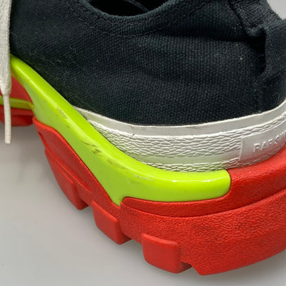 【中古品】【メンズ】 adidas アディダス adidas×RAF SIMONS EE7935 RS DETROIT RUNNER デトロイト ランナー スニーカー 本体のみ（箱なし） 161-251219-WA-07-iwa サイズ：27cm カラー：Core Black/Silver Metallic/Solar Slime 万代Net店