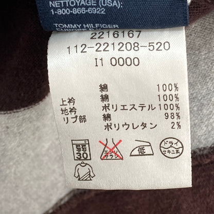 【中古品】【メンズ】 TOMMY HILFIGER トミーヒルフィガー L/S RUGGER SHIRT 147-260328-WA-02-iwa サイズ：M カラー：ブラウン グレー 万代Net店