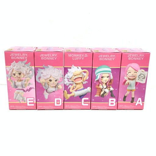 【未使用品】 ワンピース ワールドコレクタブルフィギュア ジュエリー・ボニー ヒストリー 全5種セット 048-260515-mo-03-fur 万代Net店