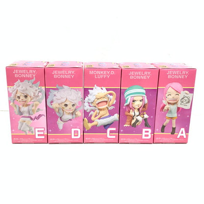 【未使用品】 ワンピース ワールドコレクタブルフィギュア ジュエリー・ボニー ヒストリー 全5種セット 048-260515-mo-03-fur 万代Net店