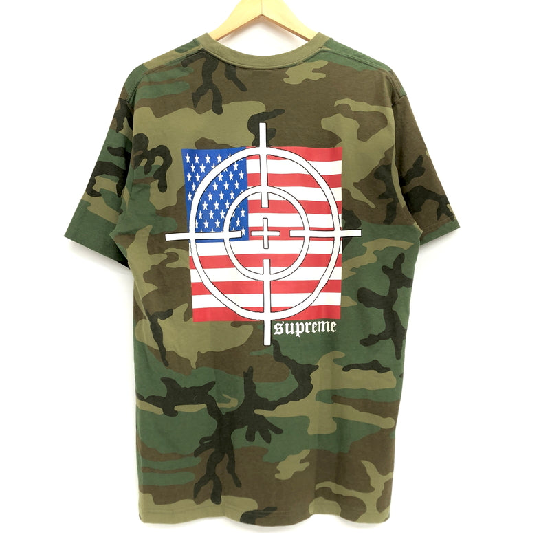 【中古品】【メンズ】 SUPREME シュプリーム 25FW TARGET TEE 半袖 Tシャツ トップス 迷彩 カモフラージュ 149-260622-rs-04-fur サイズ：L カラー：カモフラージュ 万代Net店