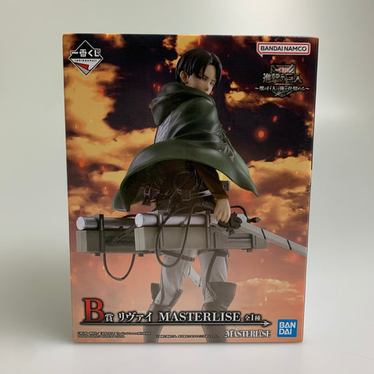 【中古品】 一番くじ 進撃の巨人 獣の巨人は俺が仕留める　B賞　リヴァイ フィギュア 051-260713-hu-04-min 万代Net店