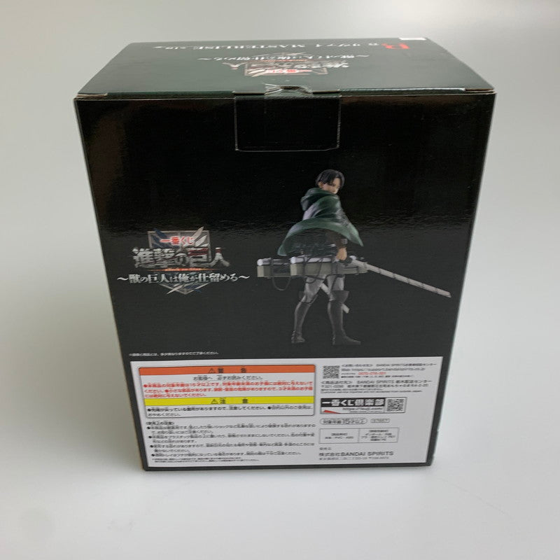 【中古品】 一番くじ 進撃の巨人 獣の巨人は俺が仕留める　B賞　リヴァイ フィギュア 051-260713-hu-04-min 万代Net店