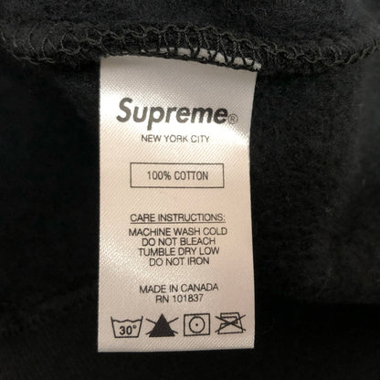 【中古品】【メンズ】 SUPREME シュプリーム 19AW STOP CRYING HOODED SWEATSHIRT フーディ パーカー 長袖 トップス 149-260622-rs-05-fur サイズ：S カラー：ブラック 万代Net店