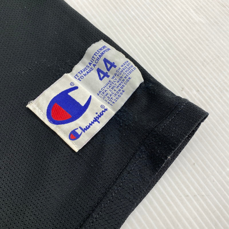 【中古品】【メンズ】 CHAMPION チャンピオン 90S CHICAGO BULLS MICHAEL JORDAN GAME SHIRT シカゴ ブルズ マイケル ジョーダン ゲーム シャツ トップス タンクトップ 146-260928-cs-05-izu サイズ：44 カラー：ブラック 万代Net店