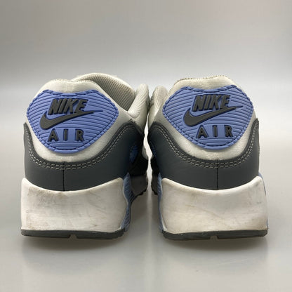 【中古品】【レディース】 NIKE ナイキ FB8570-100 WMNS AIR MAX 90 WHITE GRAY BLUE エアマックス スニーカー 本体のみ（箱なし） 160-251219-WA-09-iwa サイズ：28cm カラー：ホワイト グレー ブルー 万代Net店