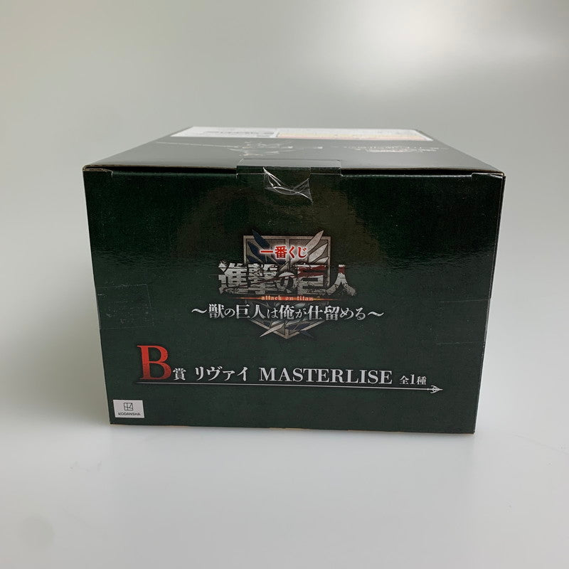 【中古品】 一番くじ 進撃の巨人 獣の巨人は俺が仕留める　B賞　リヴァイ フィギュア 051-260713-hu-04-min 万代Net店