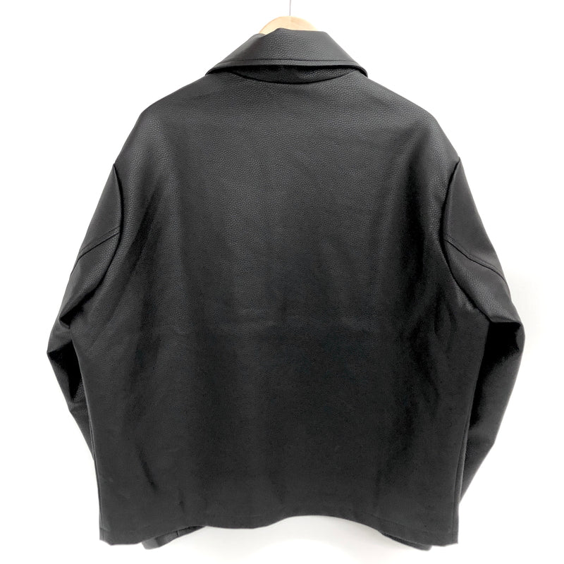 【中古品】【メンズ】 SUAVELE シュアーブル FAUX LEATHER JACKET SV-0206 フェイクレザージャケット アウター 147-260622-rs-06-fur サイズ：2 カラー：ブラック 万代Net店
