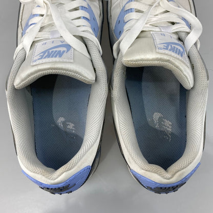 【中古品】【レディース】 NIKE ナイキ FB8570-100 WMNS AIR MAX 90 WHITE GRAY BLUE エアマックス スニーカー 本体のみ（箱なし） 160-251219-WA-09-iwa サイズ：28cm カラー：ホワイト グレー ブルー 万代Net店