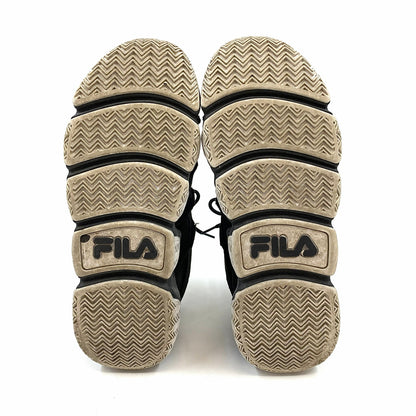 【現状渡し品】【メンズ】 FILA フィラ スニーカー スポーツ 靴 162-251216-yu-03-fur サイズ：28cm カラー：ブラック 万代Net店