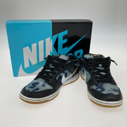 【中古品】【メンズ】 NIKE SB ナイキエスビー 745954-014 DUNK LOW PREMIUM FT SB QS FAST TIMES 靴 スニーカー 160-250908-NS-06-iwa サイズ：28cm カラー：ブラック ブルー 万代Net店