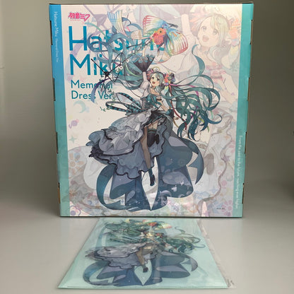 【中古美品】 グッドスマイルカンパニー 初音ミク Memorial Dress Ver. 1/7スケール 塗装済み 完成品フィギュア 053-260914-hu-16-min 万代Net店