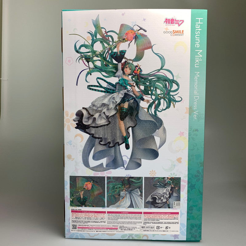 【中古美品】 グッドスマイルカンパニー 初音ミク Memorial Dress Ver. 1/7スケール 塗装済み 完成品フィギュア 053-260914-hu-16-min 万代Net店
