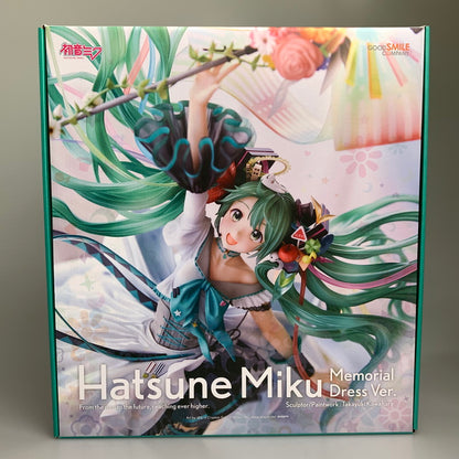 【中古美品】 グッドスマイルカンパニー 初音ミク Memorial Dress Ver. 1/7スケール 塗装済み 完成品フィギュア 053-260914-hu-16-min 万代Net店