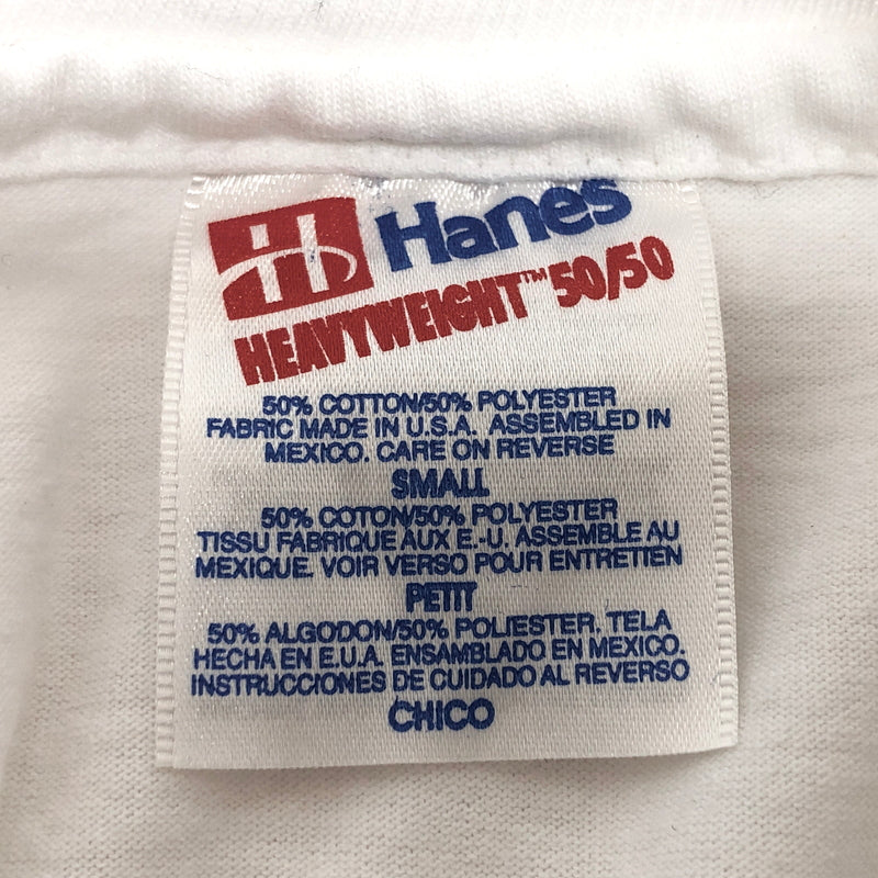 【中古品】【メンズ】 Hanes ヘインズ 90S S/S TEE 半袖 Tシャツ トップス 両シングル 古着 ヴィンテージ 146-260622-rs-13-fur サイズ：S カラー：ホワイト 万代Net店