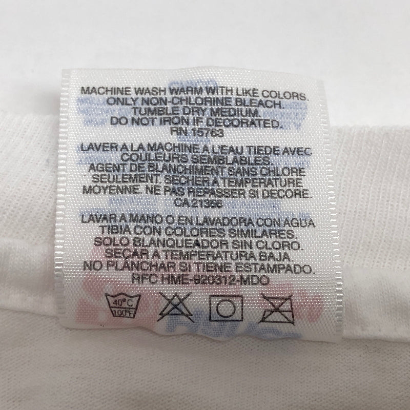 【中古品】【メンズ】 Hanes ヘインズ 90S S/S TEE 半袖 Tシャツ トップス 両シングル 古着 ヴィンテージ 146-260622-rs-13-fur サイズ：S カラー：ホワイト 万代Net店