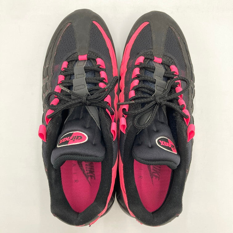 【中古品】【メンズ】 NIKE ナイキ CU1930-066/AIR MAX 95 BLACK PINK 靴 スニーカー 160-250314-NS-2-iwa サイズ：28 カラー：ブラック ピンク 万代Net店