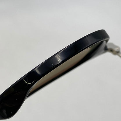 【中古品】【メンズ/レディース】 RAY-BAN レイバン RB2447 ROUND FLECK SUNGLASSES ラウンド フレック サングラス 203-260930-cs-19-izu サイズ：49口21-145 カラー：ブラック×グリーン系 万代Net店