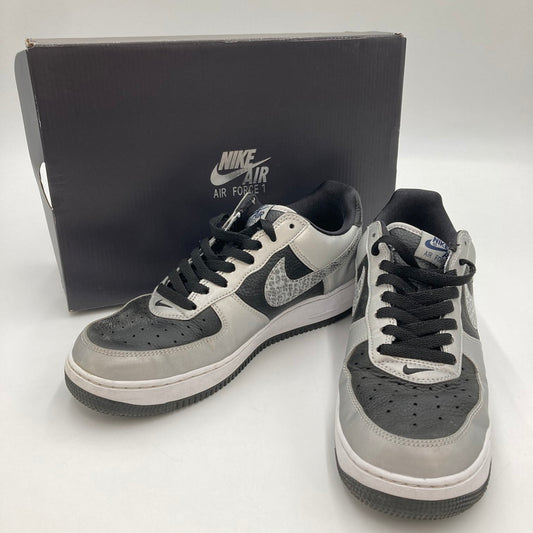 【中古品】【メンズ】 NIKE ナイキ DJ6033-001/AIR FORCE 1 LOW SILVER SNAKE 靴 スニーカー 160-250314-NS-3-iwa サイズ：28 カラー：ブラック シルバー 万代Net店