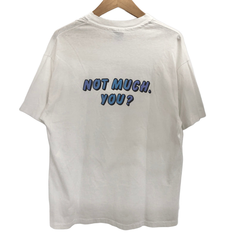 【中古品】【メンズ】 Hanes ヘインズ 90S AMERICAN COMEDY S/S TEE 半袖 Tシャツ トップス 古着 ヴィンテージ 146-260622-rs-12-fur サイズ：L カラー：ホワイト 万代Net店