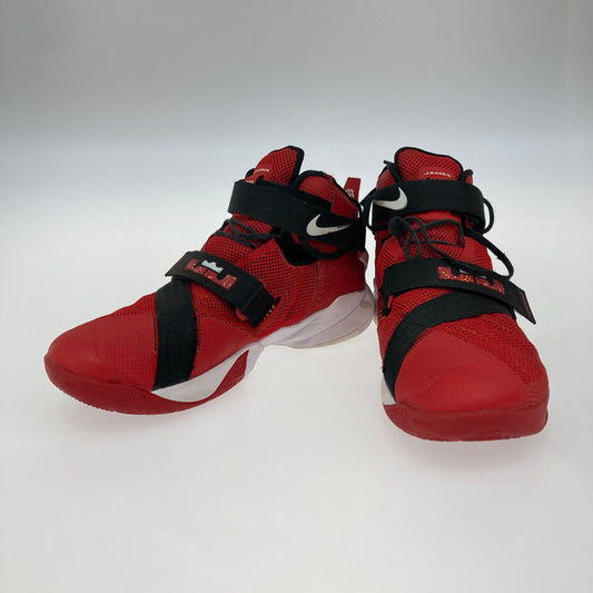 【中古品】【メンズ】 NIKE ナイキ 749417-606 LEBRON SOLDIER IX 靴 スニーカー 箱無し 160-250908-NS-08-iwa サイズ：27.5cm カラー：ブラック レッド ホワイト 万代Net店