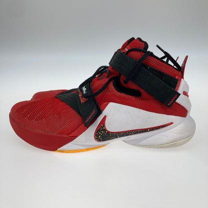 【中古品】【メンズ】 NIKE ナイキ 749417-606 LEBRON SOLDIER IX 靴 スニーカー 箱無し 160-250908-NS-08-iwa サイズ：27.5cm カラー：ブラック レッド ホワイト 万代Net店