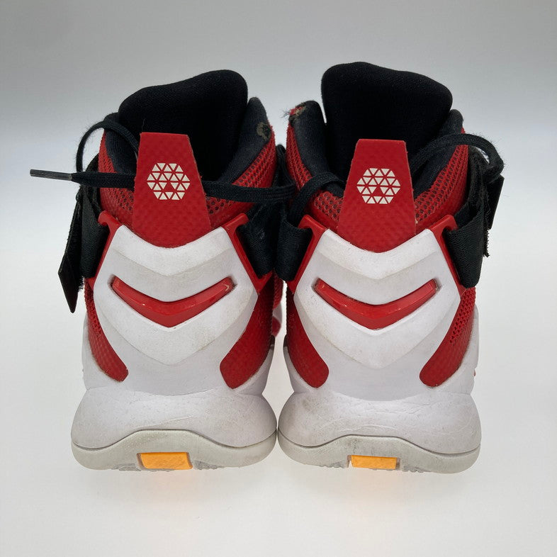 【中古品】【メンズ】 NIKE ナイキ 749417-606 LEBRON SOLDIER IX 靴 スニーカー 箱無し 160-250908-NS-08-iwa サイズ：27.5cm カラー：ブラック レッド ホワイト 万代Net店