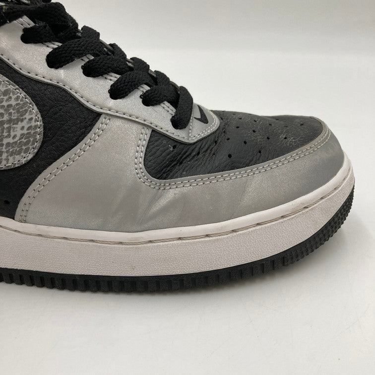 【中古品】【メンズ】 NIKE ナイキ DJ6033-001/AIR FORCE 1 LOW SILVER SNAKE 靴 スニーカー 160-250314-NS-3-iwa サイズ：28 カラー：ブラック シルバー 万代Net店