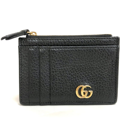 【中古品】【メンズ/レディース】 GUCCI グッチ フラグメントケース 657589 GGマーモントロゴ コインケース カードケース ミニ財布 ミニウォレット 181-250716-rs-03-fur カラー：ブラック 万代Net店