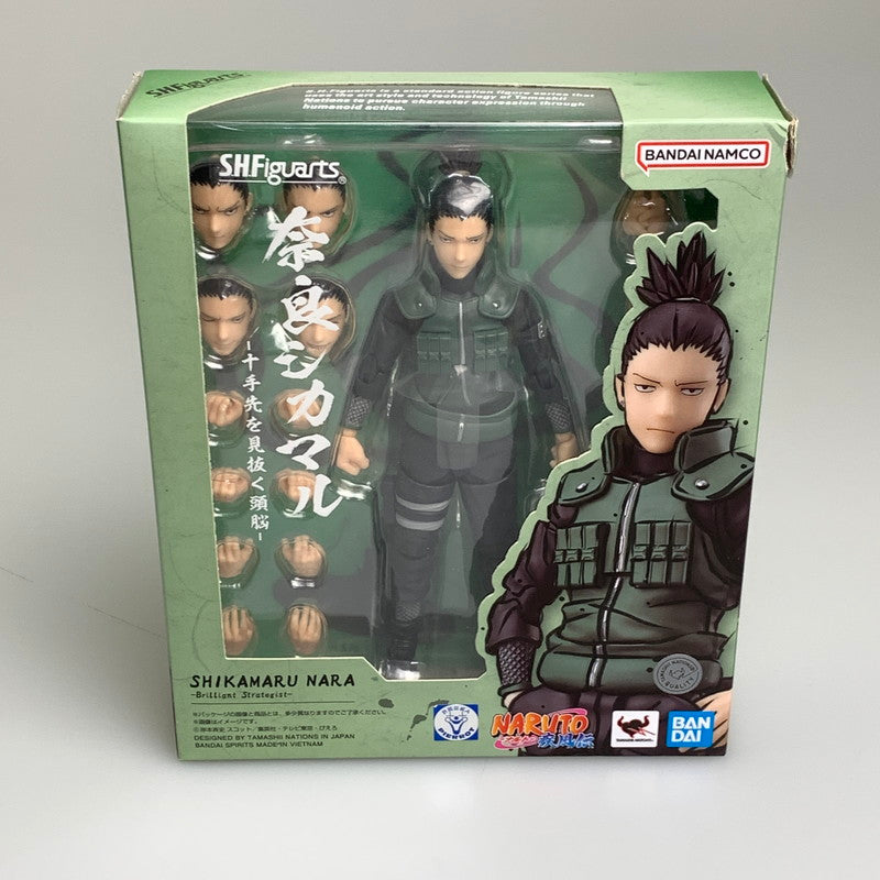 【現状渡し品】 S.H.F 奈良シカマル NARUTO 疾風伝 ナルト　十手先を見抜く頭脳 塗装済み 可動フィギュア 051-260914-hu-18-min 万代Net店