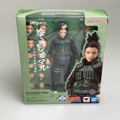 【現状渡し品】 S.H.F 奈良シカマル NARUTO 疾風伝 ナルト　十手先を見抜く頭脳 塗装済み 可動フィギュア 051-260914-hu-18-min 万代Net店