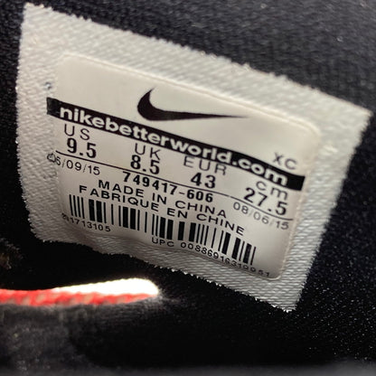 【中古品】【メンズ】 NIKE ナイキ 749417-606 LEBRON SOLDIER IX 靴 スニーカー 箱無し 160-250908-NS-08-iwa サイズ：27.5cm カラー：ブラック レッド ホワイト 万代Net店