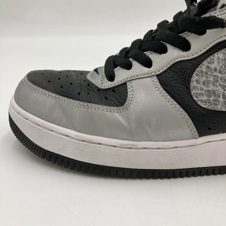 【中古品】【メンズ】 NIKE ナイキ DJ6033-001/AIR FORCE 1 LOW SILVER SNAKE 靴 スニーカー 160-250314-NS-3-iwa サイズ：28 カラー：ブラック シルバー 万代Net店