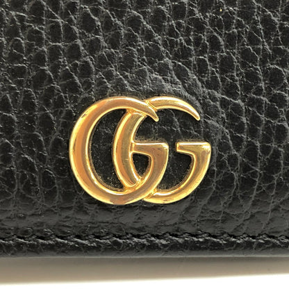 【中古品】【メンズ/レディース】 GUCCI グッチ フラグメントケース 657589 GGマーモントロゴ コインケース カードケース ミニ財布 ミニウォレット 181-250716-rs-03-fur カラー：ブラック 万代Net店