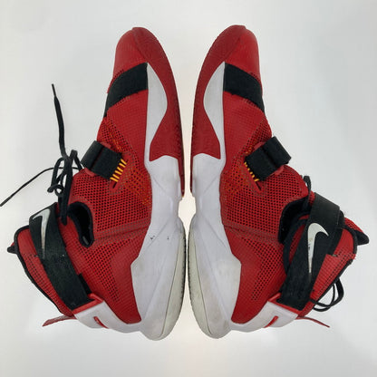 【中古品】【メンズ】 NIKE ナイキ 749417-606 LEBRON SOLDIER IX 靴 スニーカー 箱無し 160-250908-NS-08-iwa サイズ：27.5cm カラー：ブラック レッド ホワイト 万代Net店