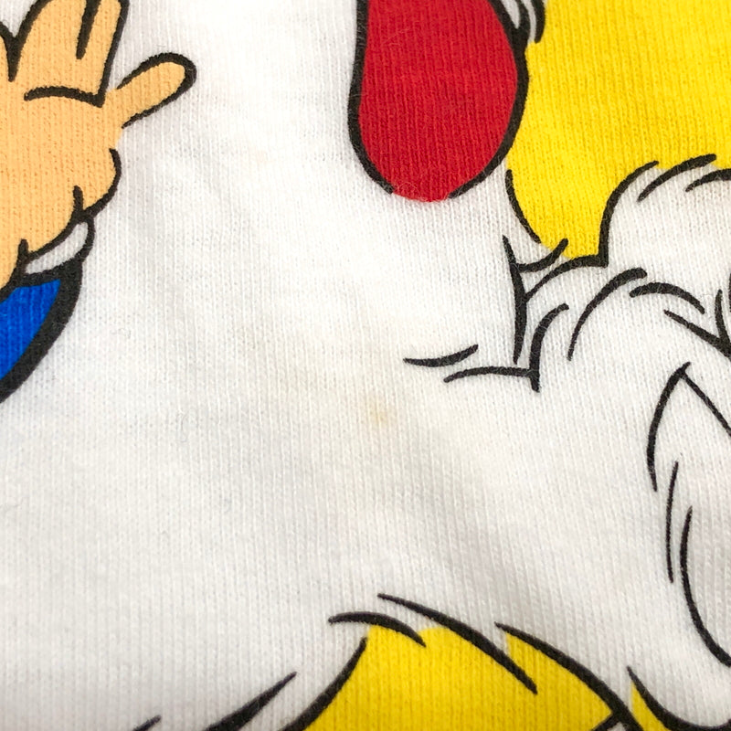 【現状渡し品】【メンズ】 AYRTON SENNA アイルトン・セナ 90S "SENNINHA" NECK PRINT S/S TEE 半袖 Tシャツ トップス 古着 ヴィンテージ 146-260622-rs-08-fur サイズ：表記なし カラー：ホワイト 万代Net店
