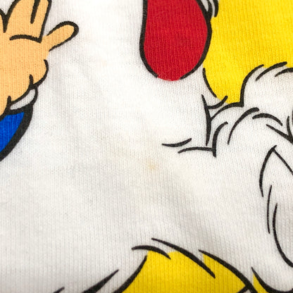 【現状渡し品】【メンズ】 AYRTON SENNA アイルトン・セナ 90S "SENNINHA" NECK PRINT S/S TEE 半袖 Tシャツ トップス 古着 ヴィンテージ 146-260622-rs-08-fur サイズ：表記なし カラー：ホワイト 万代Net店