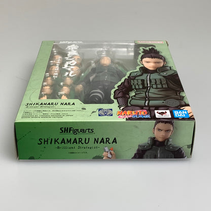 【現状渡し品】 S.H.F 奈良シカマル NARUTO 疾風伝 ナルト　十手先を見抜く頭脳 塗装済み 可動フィギュア 051-260914-hu-18-min 万代Net店