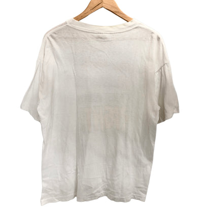 【ジャンク品】【メンズ】 EVANS 90S "I'M NOT OPINIONATED" S/S TEE 半袖 Tシャツ トップス 古着 ヴィンテージ 146-260622-rs-09-fur サイズ：L カラー：ホワイト 万代Net店